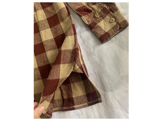 Camicia a quadri in seta Isabel Marant Multicolore - vista 4