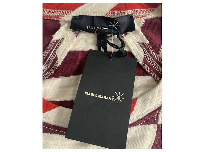 Túnica de algodón a rayas Isabel Marant Multicolor - vista 4