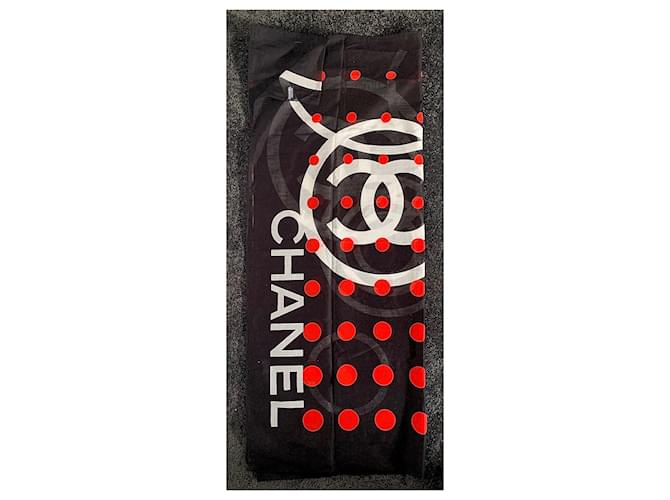 Chanel Pañuelos Negro Roja - vista 5