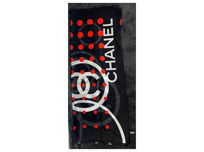 Chanel Pañuelos Negro Roja - vista 7