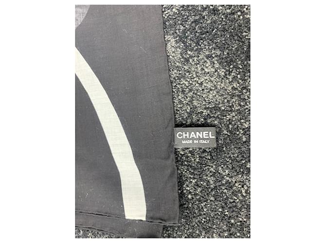 Chanel Pañuelos Negro Roja - vista 8