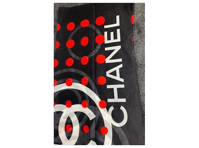 Chanel Pañuelos Negro Roja - vista 9