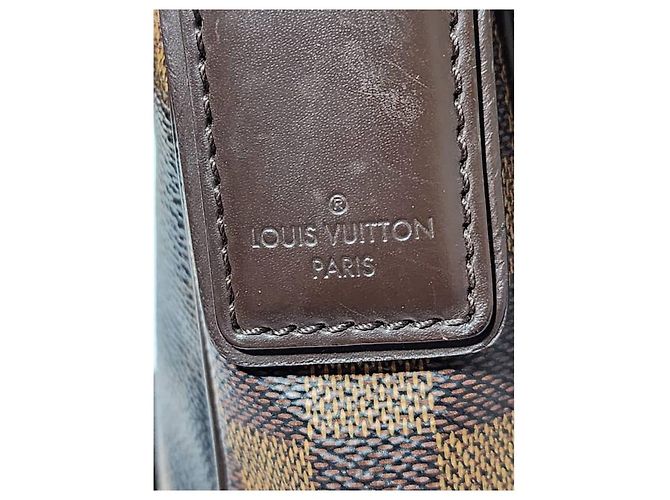 Borsa a tracolla Louis Vuitton Damier Ebene District PM marrone - vista 10