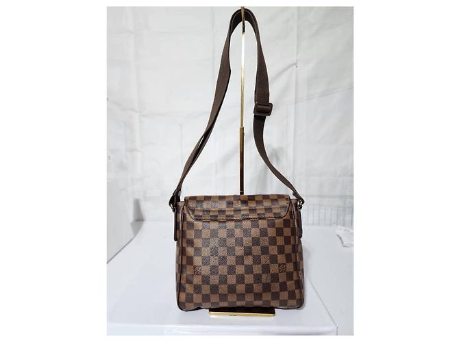 Borsa a tracolla Louis Vuitton Damier Ebene District PM marrone - vista 4