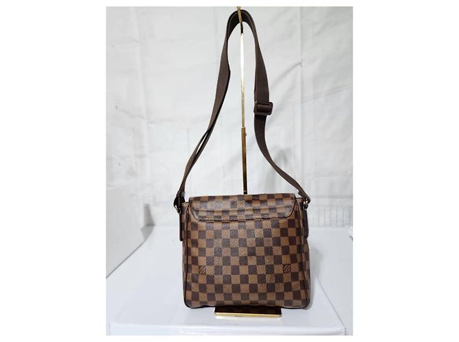 Borsa a tracolla Louis Vuitton Damier Ebene District PM marrone - vista 5