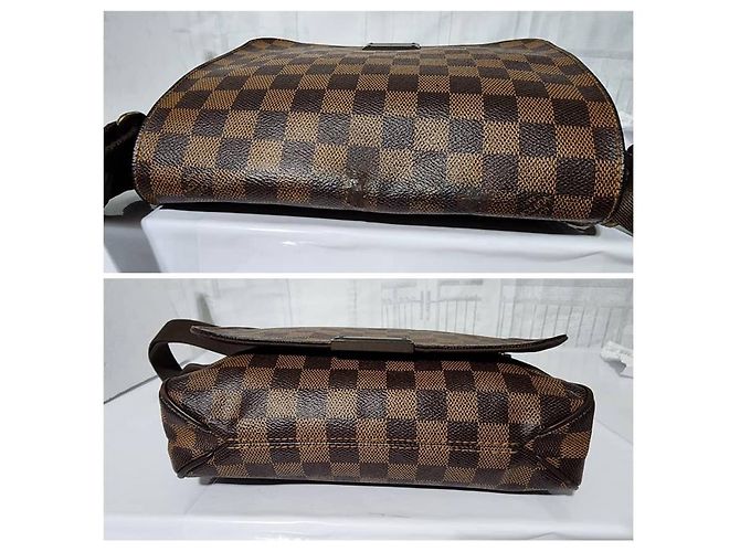 Borsa a tracolla Louis Vuitton Damier Ebene District PM marrone - vista 6