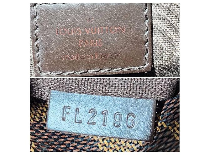 Borsa a tracolla Louis Vuitton Damier Ebene District PM marrone - vista 7