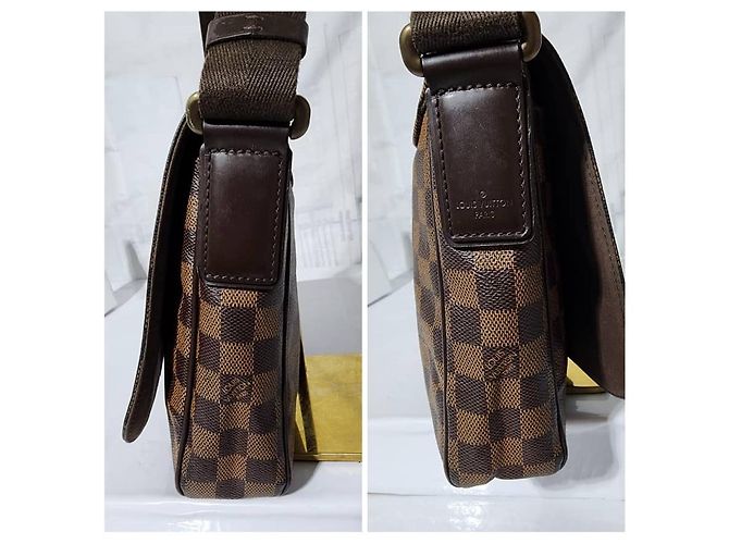 Borsa a tracolla Louis Vuitton Damier Ebene District PM marrone - vista 8