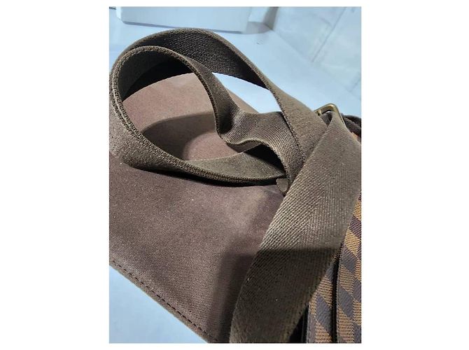 Borsa a tracolla Louis Vuitton Damier Ebene District PM marrone - vista 9