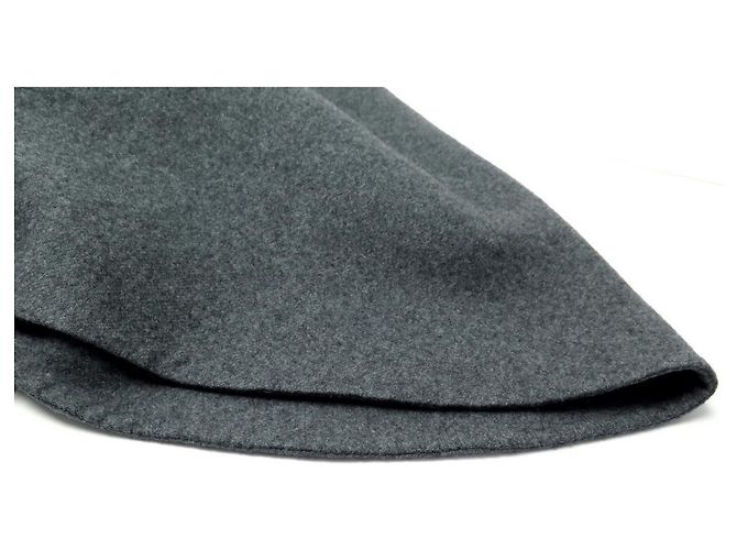 Hermès NUEVO ABRIGO DE CACHEMIRA GRIS HERMES CAPE T36 S - vista 11