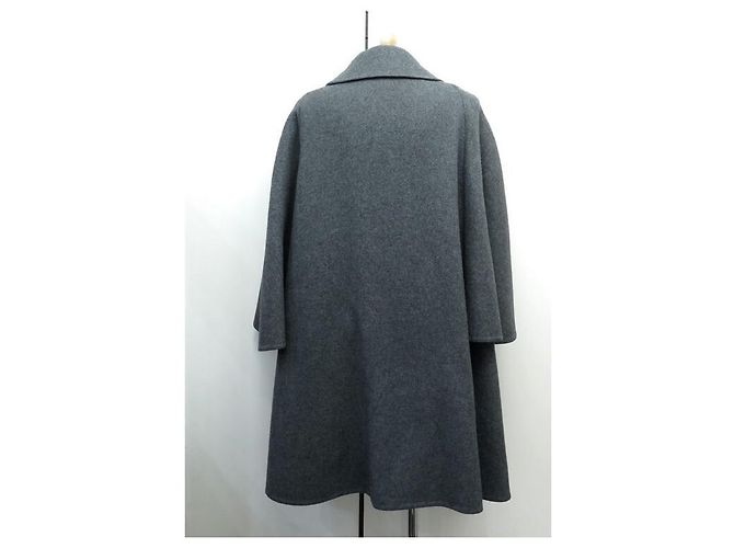 Hermès NUEVO ABRIGO DE CACHEMIRA GRIS HERMES CAPE T36 S - vista 3