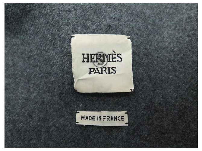 Hermès NUEVO ABRIGO DE CACHEMIRA GRIS HERMES CAPE T36 S - vista 5