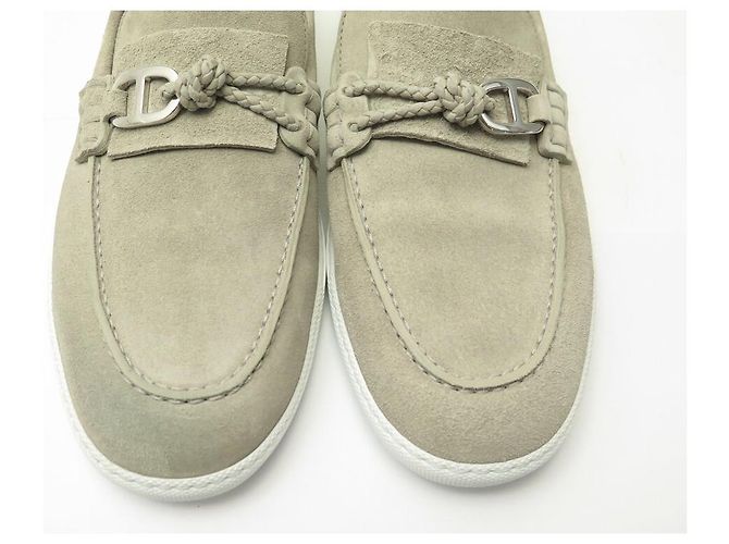 Hermès NOVE SCARPE HERMES IGNACIO MOCASSINI H241926ZAF 41 SUEDE BEIGE - vista 13