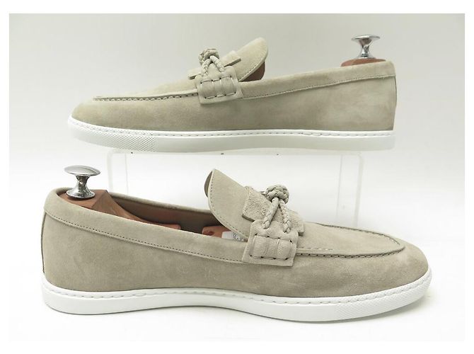 Hermès NOVE SCARPE HERMES IGNACIO MOCASSINI H241926ZAF 41 SUEDE BEIGE - vista 2