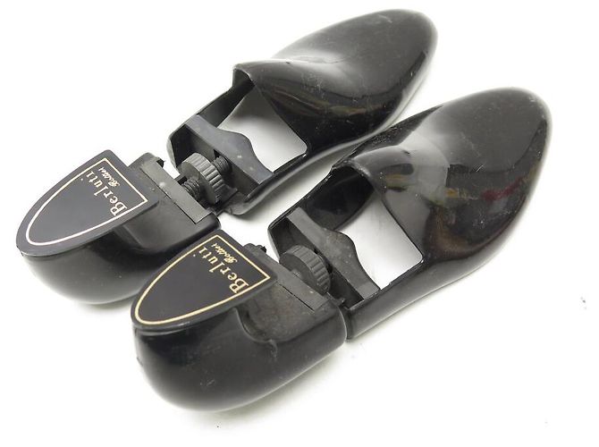 BERLUTI OLGA 6 OCCHIELLI OXFORD 9 43 IN CUOIO MIELE CAMMELLO - vista 11