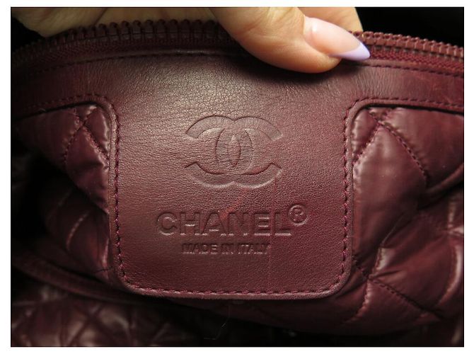 BORSA A MANO CHANEL COCO COCOON MM IN NYLON NERO - vista 9