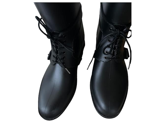Gummistiefel von Givenchy Schwarz - Ansicht 4