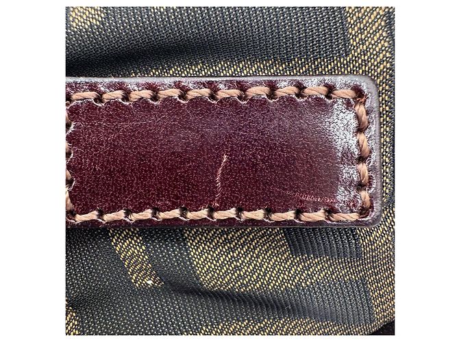 Borsa Baguette Fendi Zucca Zucchino Marrone - vista 4