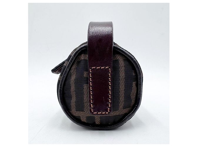 Borsa Baguette Fendi Zucca Zucchino Marrone - vista 6