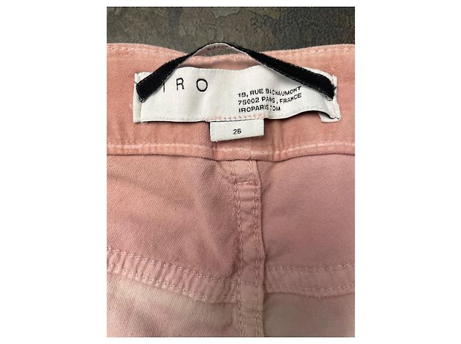 Iro Samt Hose Batikmuster rosa Pink - Ansicht 2