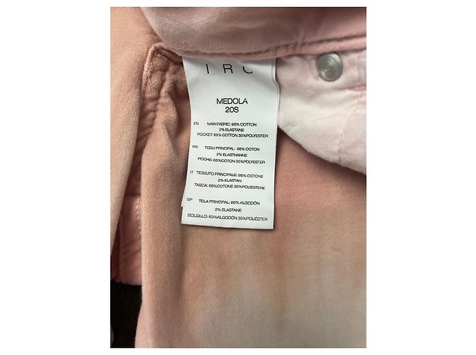 Iro Samt Hose Batikmuster rosa Pink - Ansicht 4