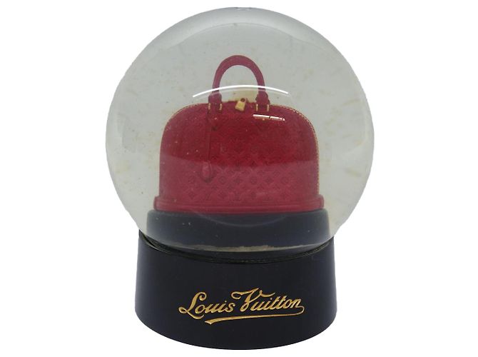 LOUIS VUITTON Snow Globe Alma VIP Limited Clear Red LV Auth 84258 - view 13