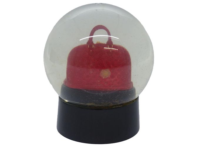 LOUIS VUITTON Snow Globe Alma VIP Limited Clear Red LV Auth 84258 - view 2