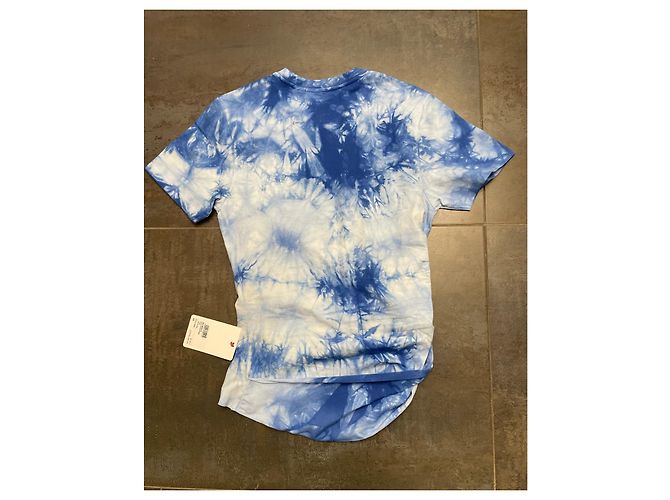 Camiseta Paco Rabanne azul de algodón - vista 3