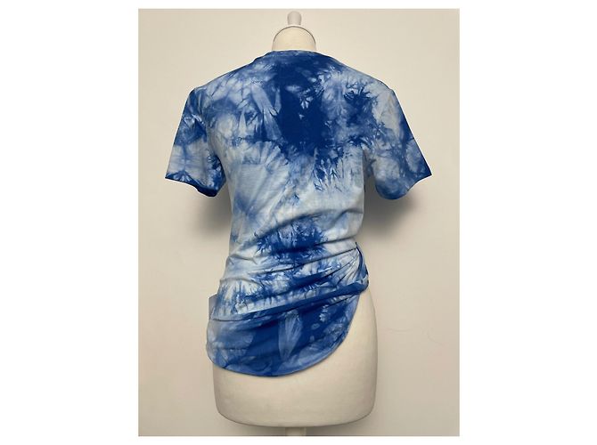 Camiseta Paco Rabanne azul de algodón - vista 6