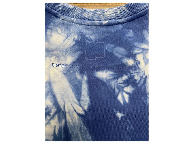 Camiseta Paco Rabanne azul de algodón - vista 8