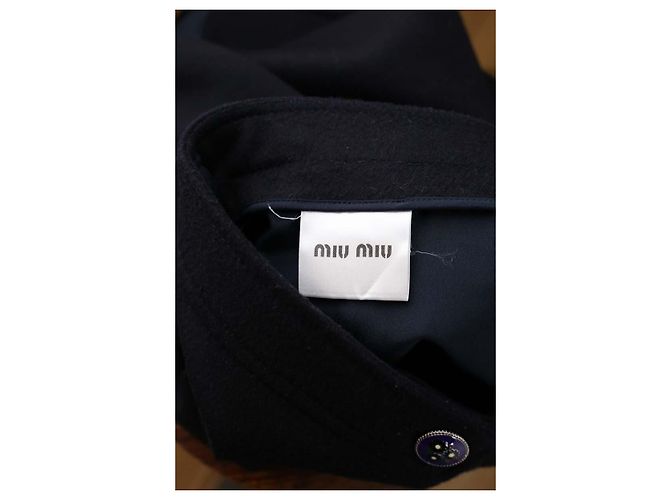 Miu Miu Mini falda de lana - vista 5
