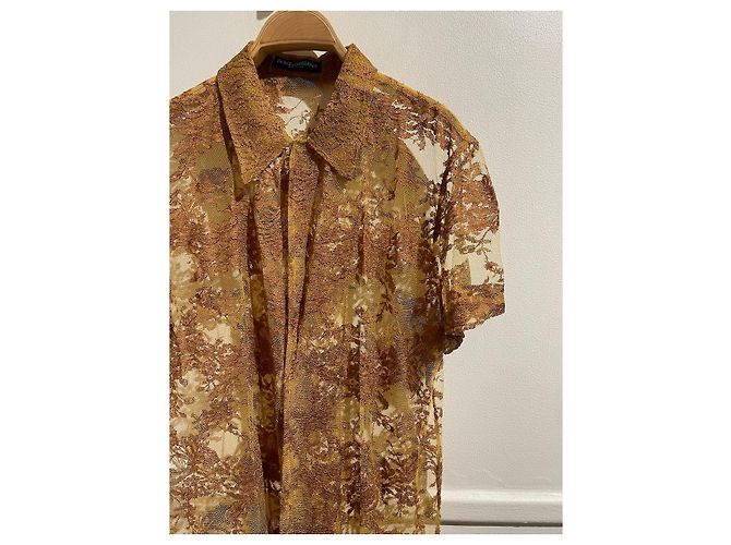 DOLCE & GABBANA Tops T.Internacional XL Viscosa Naranja - vista 2