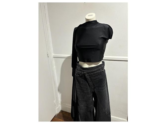 SPORTMAX Tops T.Internacional S Sintético Negro - vista 2