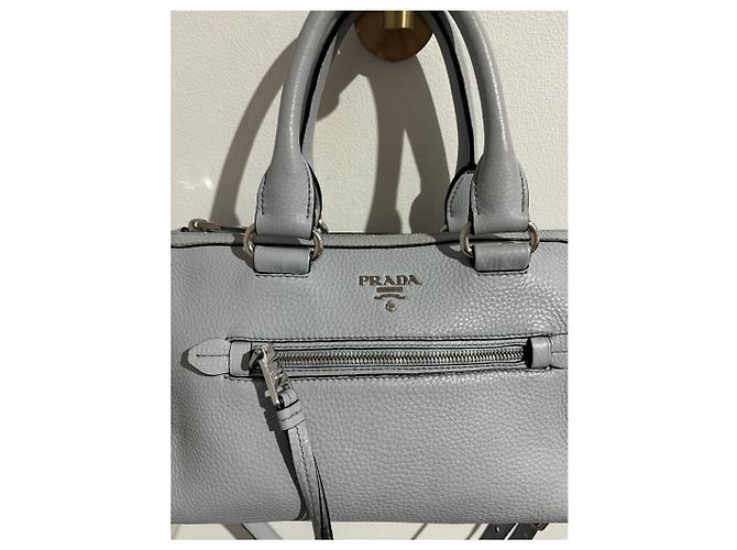 PRADA Handtaschen T. Leder Blau - Ansicht 2
