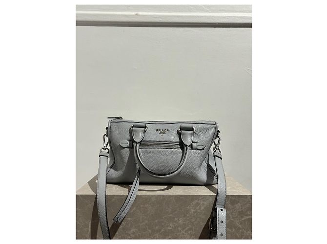 PRADA Handtaschen T. Leder Blau - Ansicht 3