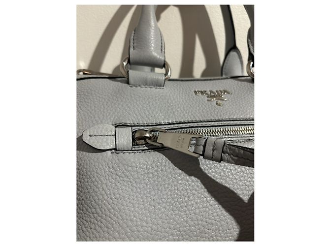 PRADA Handtaschen T. Leder Blau - Ansicht 4
