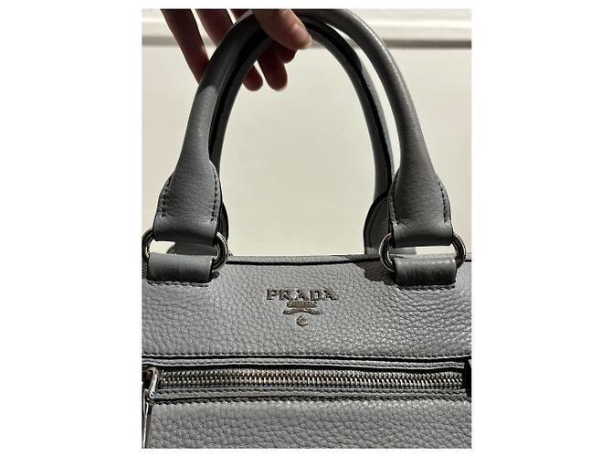 PRADA Handtaschen T. Leder Blau - Ansicht 7