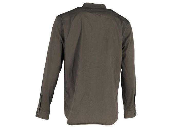 Camicia Ralph Lauren in cotone verde Verde oliva - vista 3