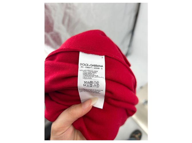 Chaquetas Dolce & Gabbana T.IT 40 de lana Roja - Ansicht 10