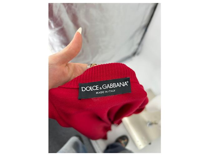 Chaquetas Dolce & Gabbana T.IT 40 de lana Roja - Ansicht 8