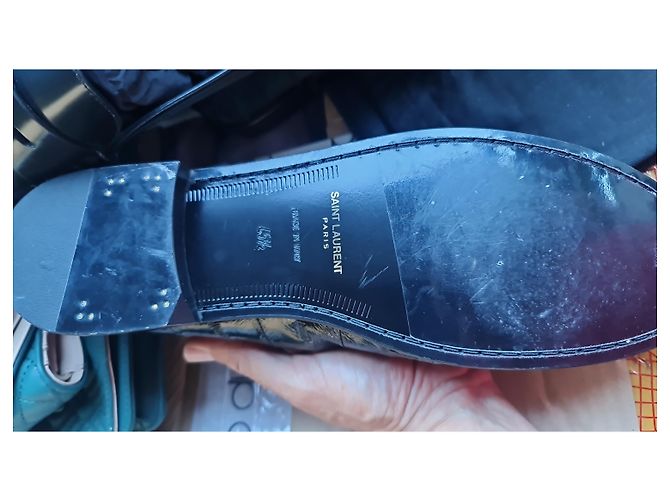 Saint Laurent Die Loafer-Mokassins aus Aalleder 15MM - Ansicht 5