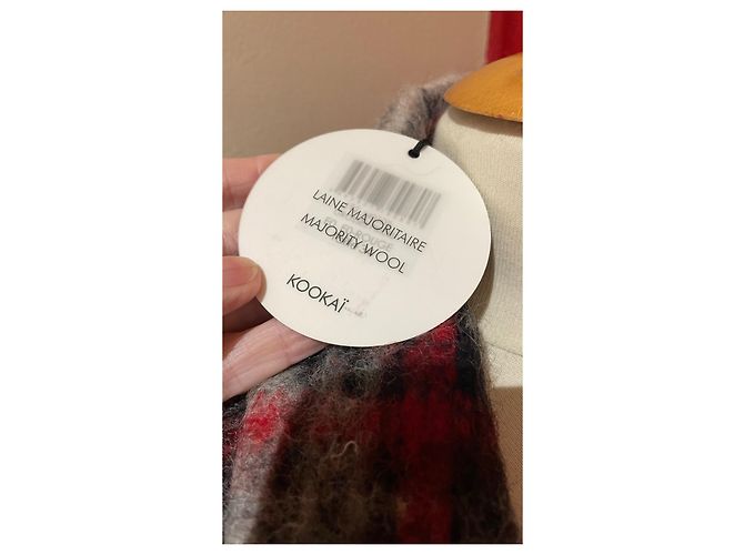 Abrigo KOOKAÏ de lana y mohair Multicolor - vista 7