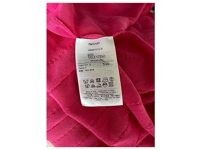 Vestido de algodón rosa Red Valentino - vista 10