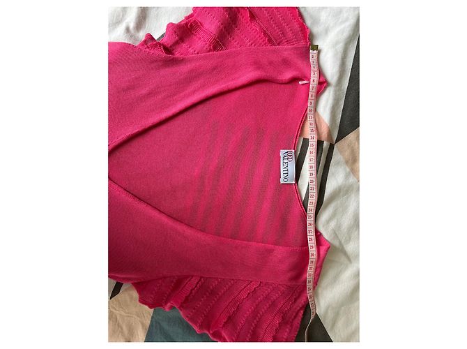 Vestido de algodón rosa Red Valentino - vista 12