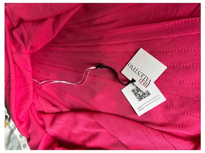 Vestido de algodón rosa Red Valentino - vista 5