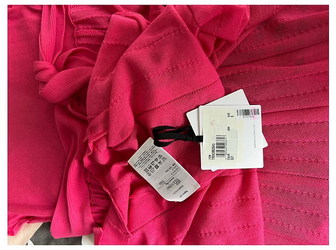 Vestido de algodón rosa Red Valentino - vista 6