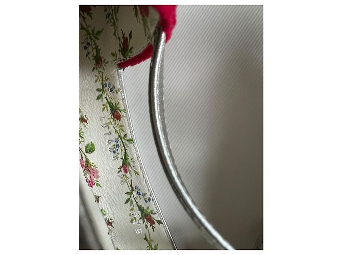 Décolleté Gucci in pelle argentata 36 Argento - vista 10