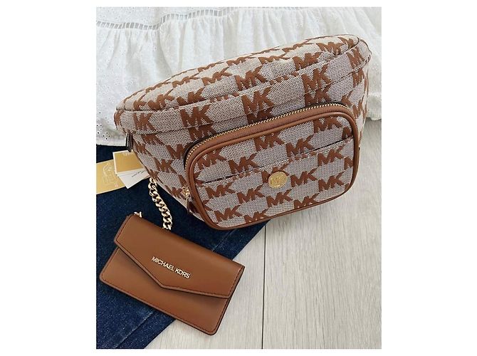 Michael Kors Borsa a tracolla Maisie di Mickael Kors Marrone - vista 4