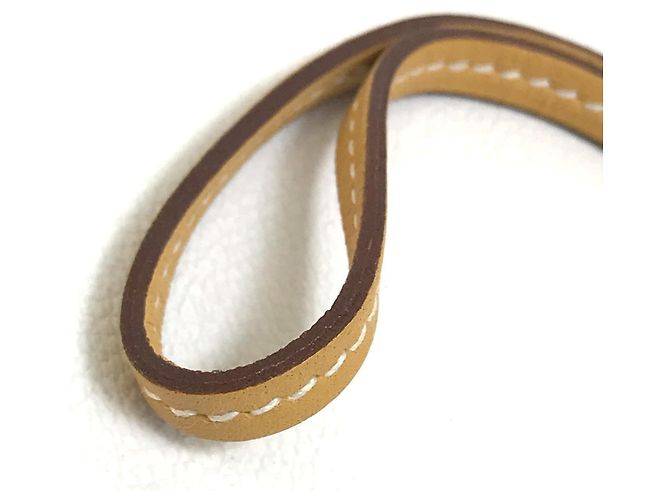 Charm in pelle di cavallo Paddock Petite H di Hermès Beige - vista 9
