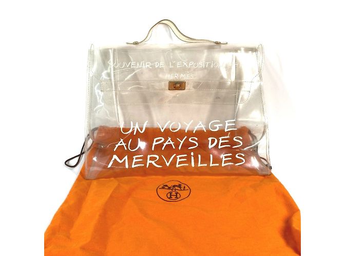 Hermès Borsa Tote Kelly in vinile Hermes - vista 3
